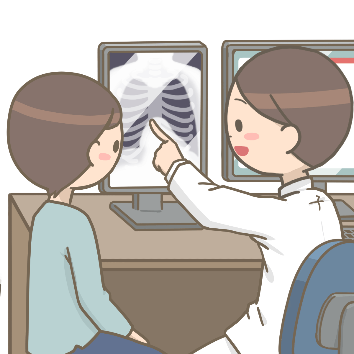 診察のイラスト