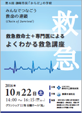 第6回 静岡市民「からだ」の学校：リーフレット