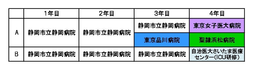 麻酔科専門研修プログラム研修例